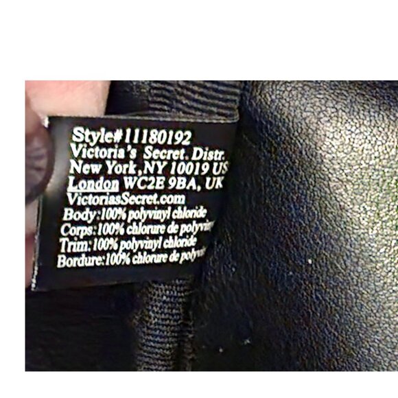 New VICTORIAS SECRET Pink Tote Bag with Black Floral Pattern Bag Purse With Tag - Picture 11 of 14